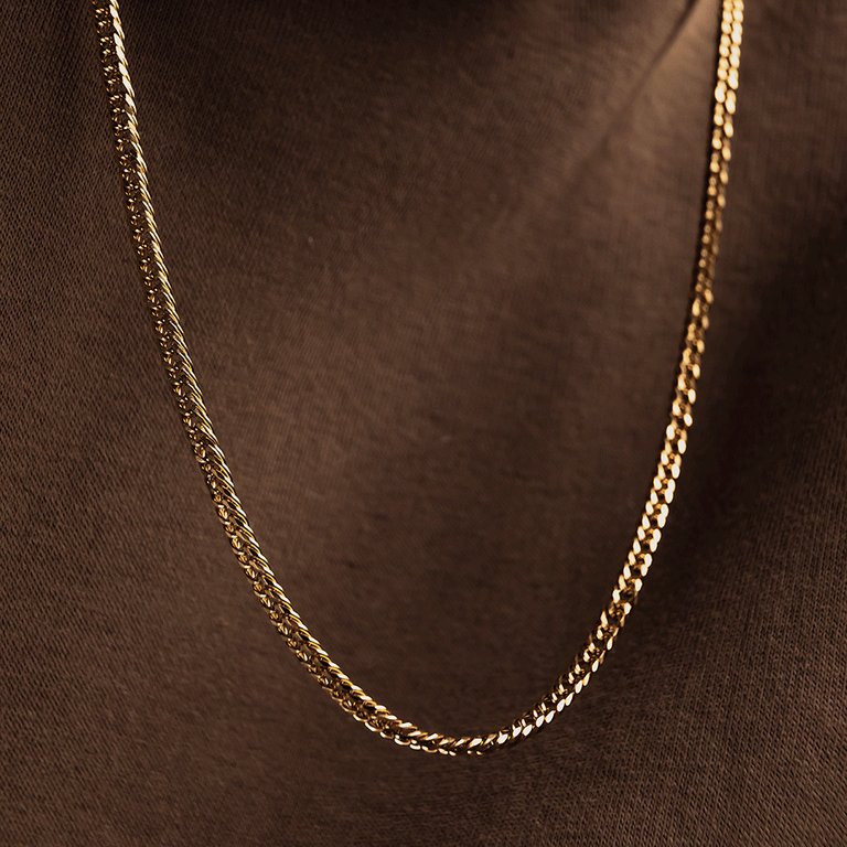 Cadena Barbada 4 mm / 65 cm Hombre