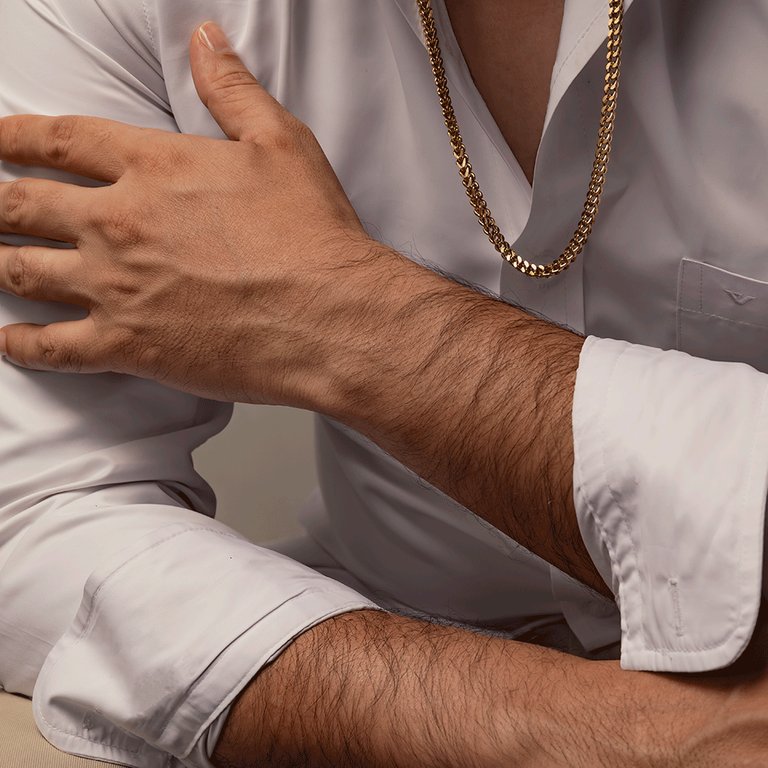 Cadena Franco 4 mm / 65 cm Hombre