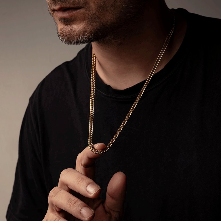 Cadena Franco 4 mm / 65 cm Hombre