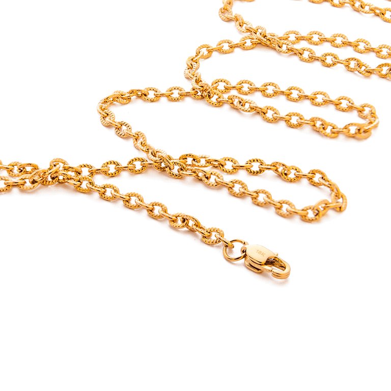 Cadena Ovalo 3 mm / 45 cm Mujer