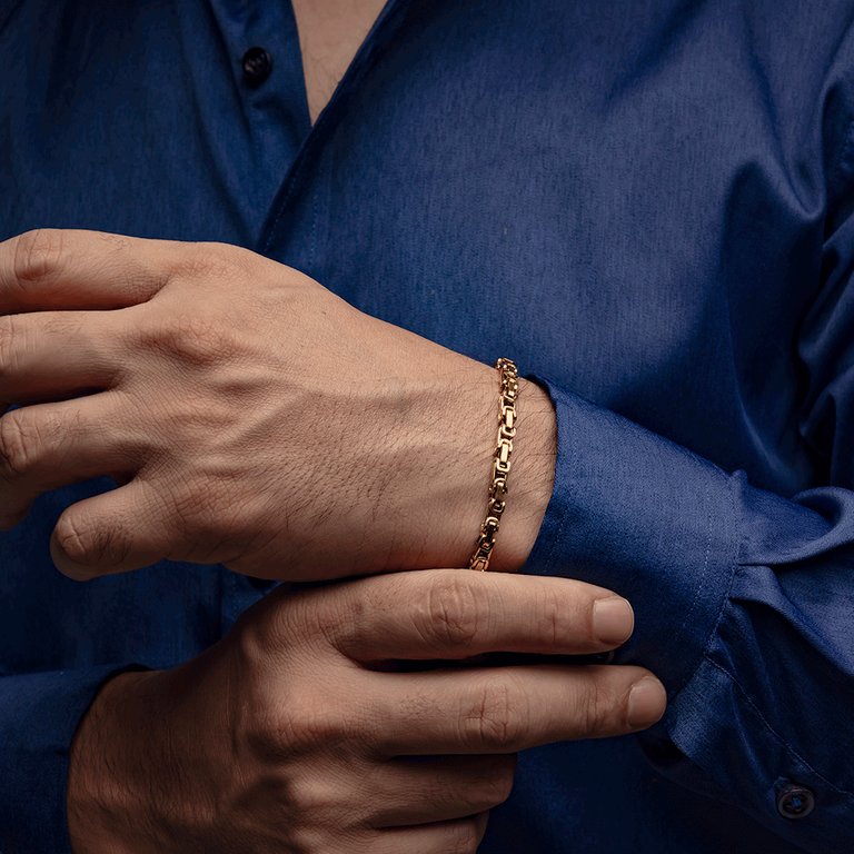 Pulsera Rustica 4 mm / 20 cm Hombre