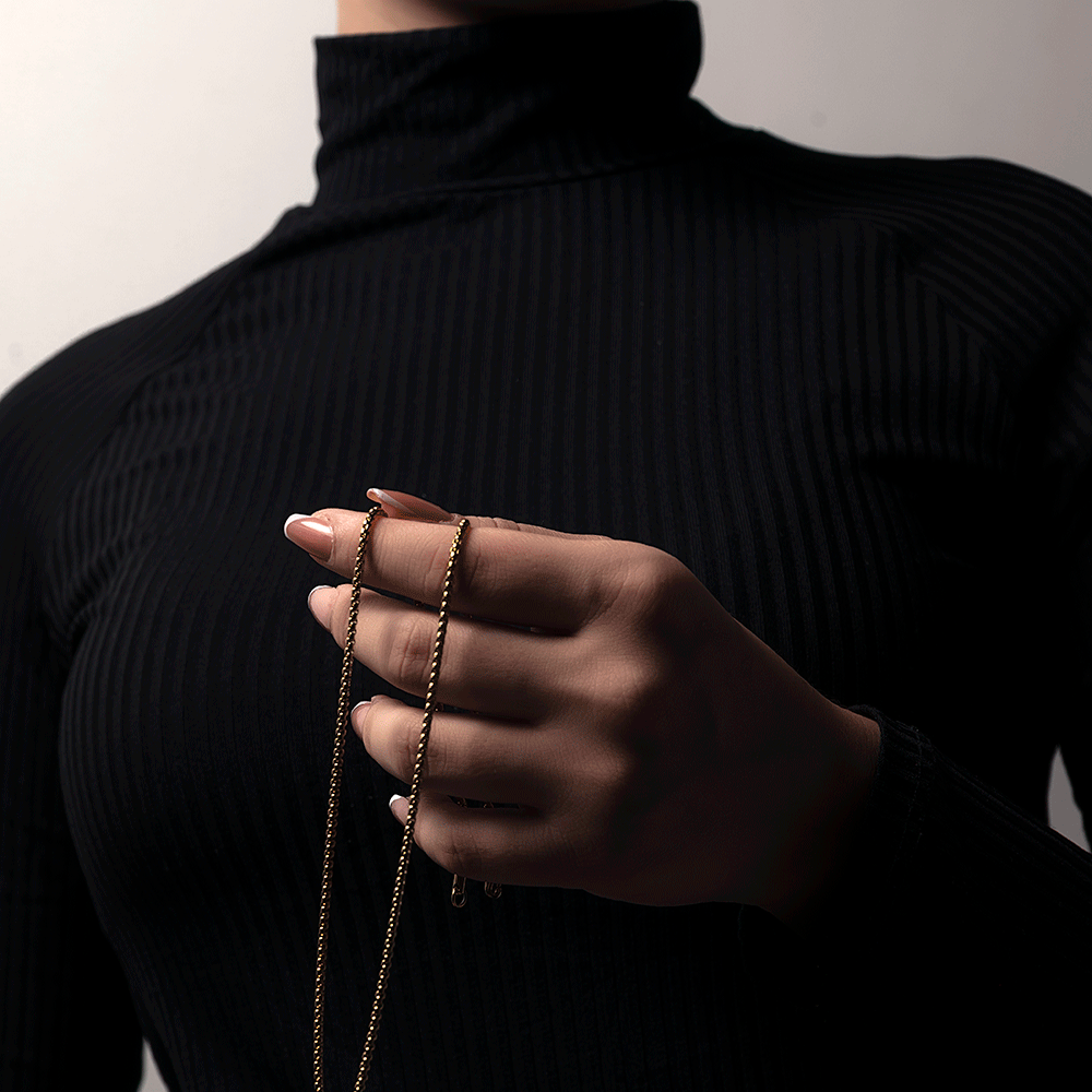 Cadena Veneciana 4 mm / 65 cm Mujer