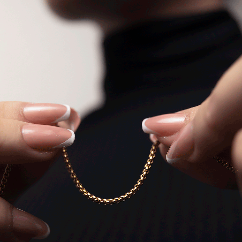 Cadena Veneciana 4 mm / 65 cm Mujer