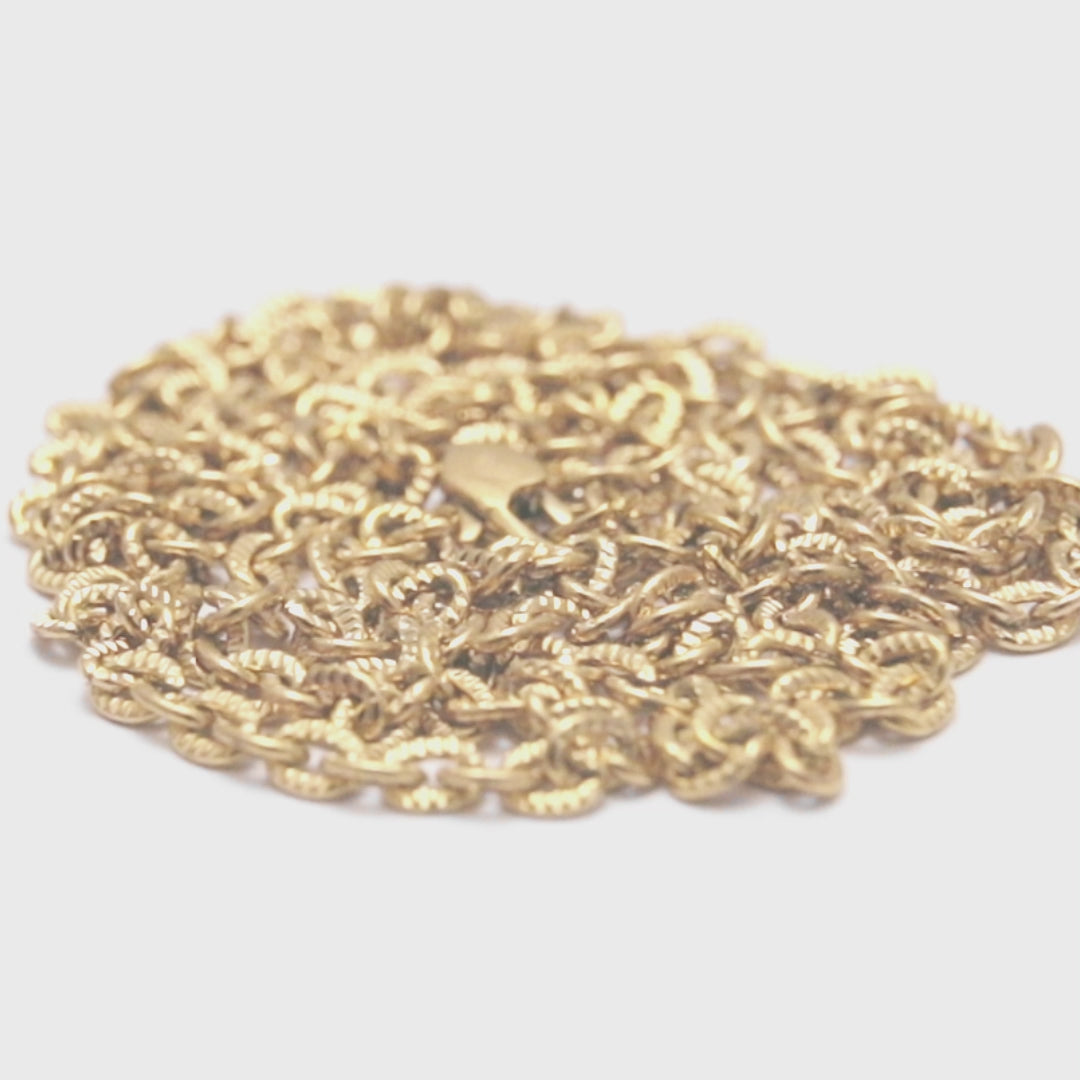 Cadena Ovalo 3 mm / 45 cm Mujer