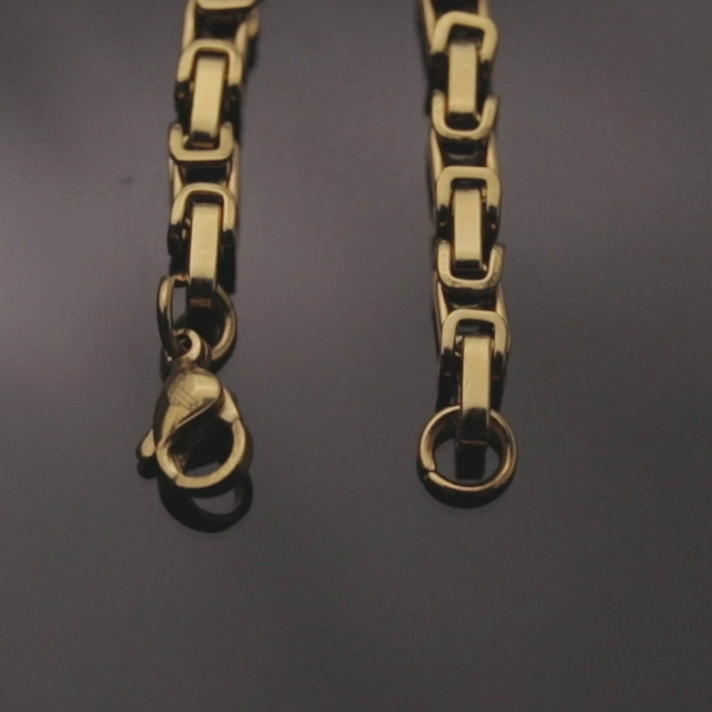 Pulsera Rustica 4 mm / 20 cm Hombre