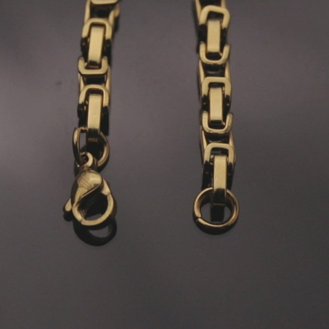 Pulsera Rustica 4 mm / 20 cm Hombre